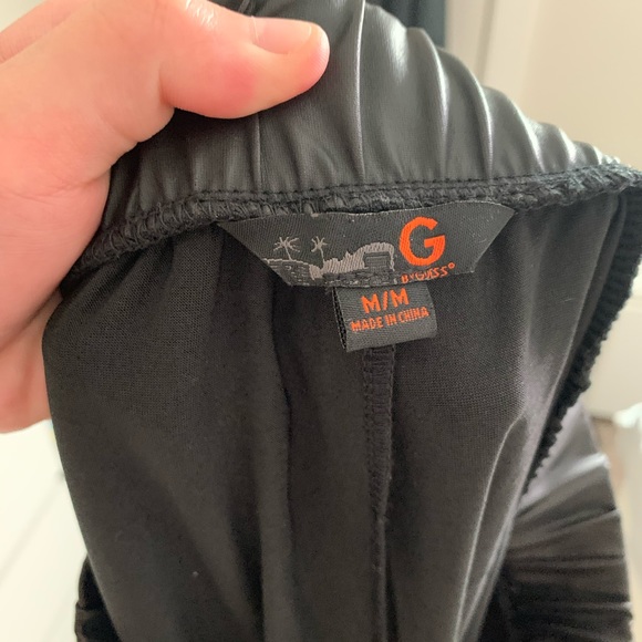 G by Guess Leatherette Joggers - Picture 2 of 5